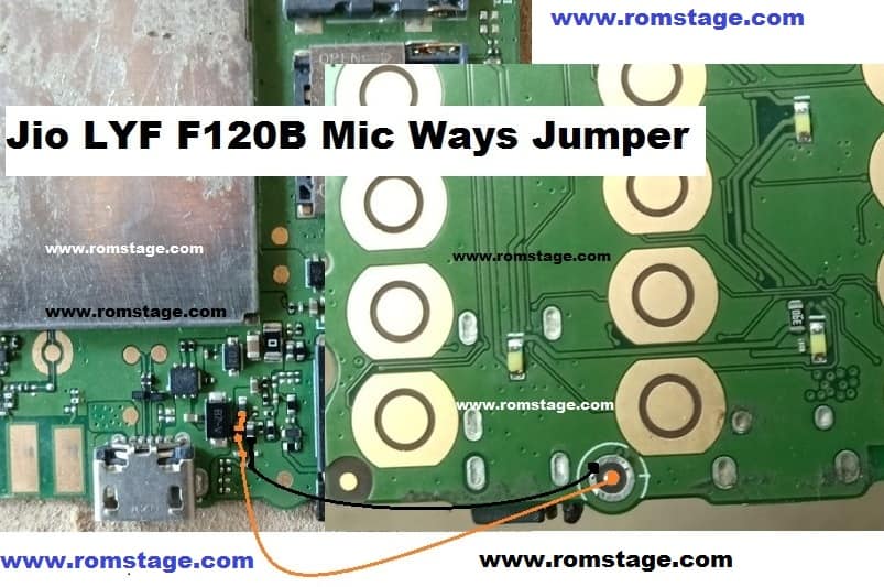 jio lyf f120b mic jumper solution
