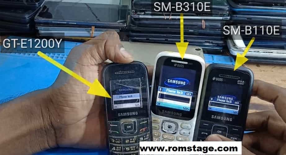 How To Unlock Samsung Phone Lock Password Without Data Lost Samsung B310e B110e E1200y Phone Lock And Privacy Lock Remove One Click 2020 Romstage