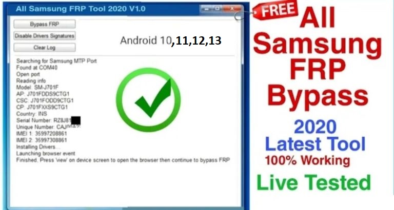 FRP Bypass APK 2023 Latest Version Download [100% Working